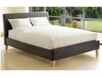 As New Quality Leather Frame and Quality Mattress