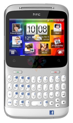 HTC ChaCha Silver No Extra Phone Cost